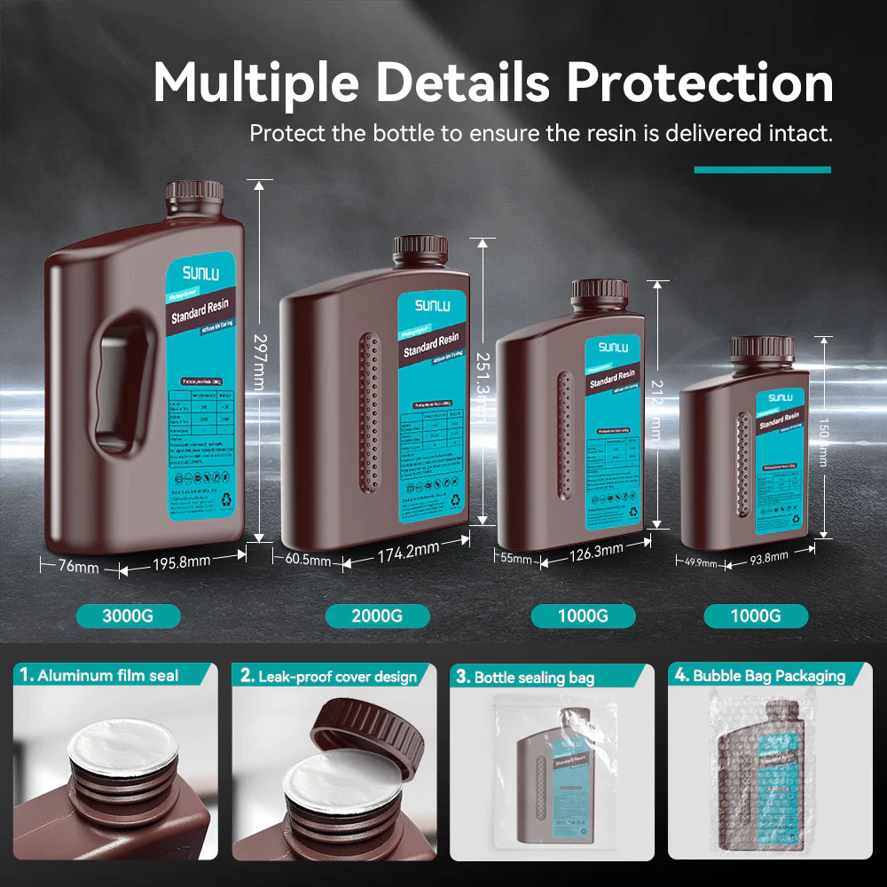 Resina standard 3000G e resina standard plus, resina simile all'ABS e resina standard lavabile con acqua e resina ad alta resistenza - Image 7