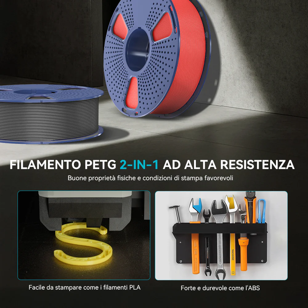 Filamento PETG Standard e ad Alta Velocità 1KG - Image 4