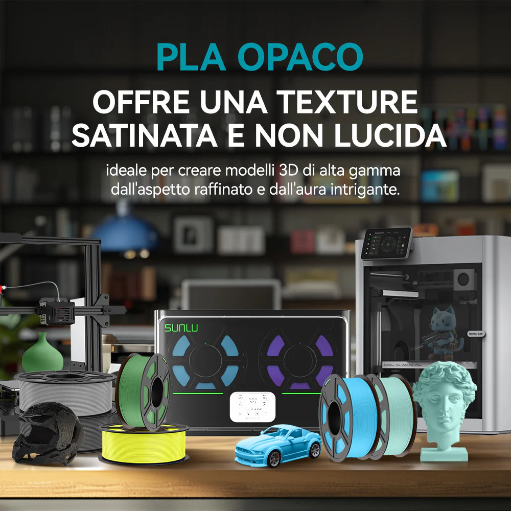 [MOQ: 3KG] Matte PLA Filamento per stampante 3D 1 kg - Image 6