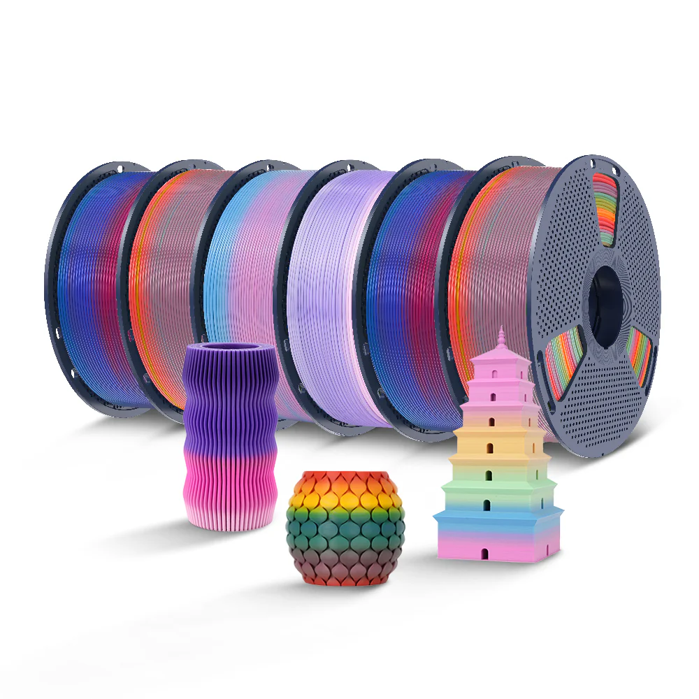 [MOQ: 3KG] Filamento Arcobaleno PLA, SILK, PETG per Stampante 3D 1KG - Image 12