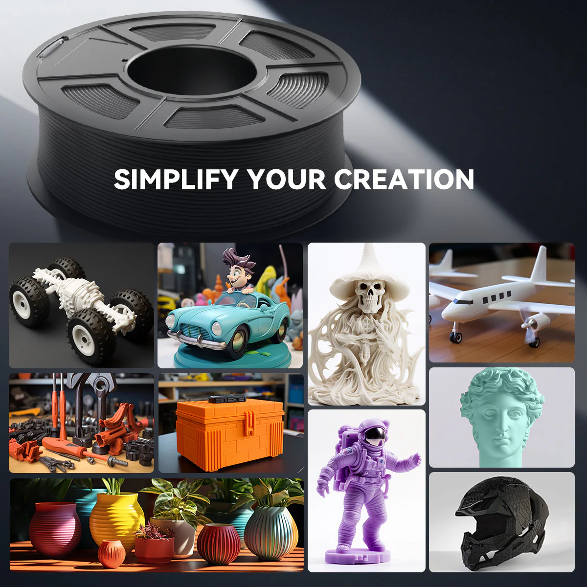 [MOQ: 3KG] High Speed Matte PLA, Filamento per stampante 3D PLA opaco ad alta velocità 1 kg - Image 11